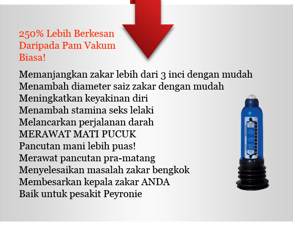 Teknik Senaman Zakar Dengan Teknologi Air | Waterbuddy Pump 250lebihbagus1